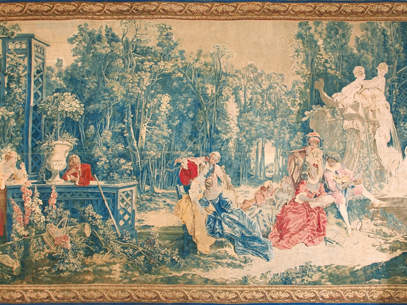 La Musique Tapestry by Francois Boucher