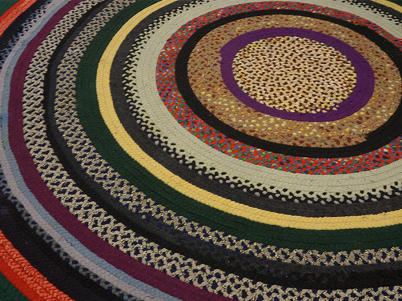 Braided Woolen Rag Carpet